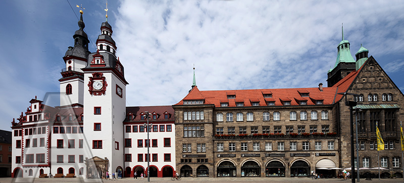 Altes und Neues Rathaus Chemnitz